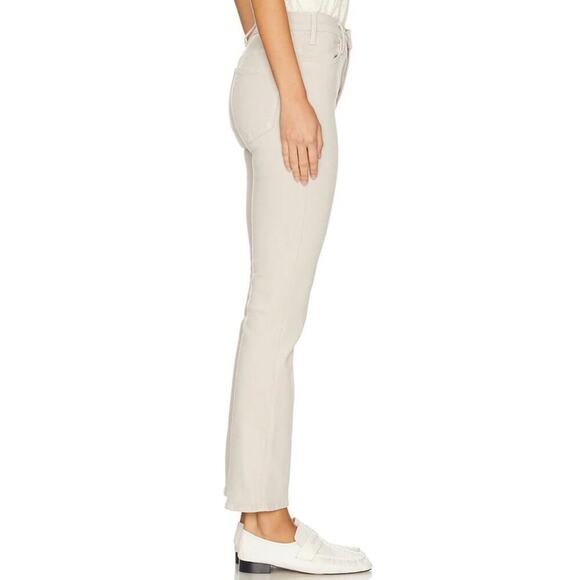 NWOT Mother The Hustler Flood Feather Grey High Rise Jeans Size 28 - Picture 4 of 13